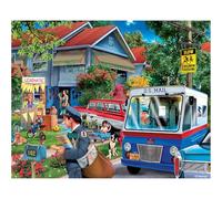 White Mountain Puzzles It's The Mailman, 1000 Piece Jigsaw Puzzle