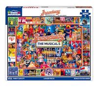 White Mountain Puzzles Jigsaw Puzzle Broadway – 1000 Pieces, 24-inch x 30-inch
