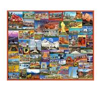 White Mountain Puzzles Jigsaw Puzzle 1000 Pieces 24 x 30-inch, Best Places in America