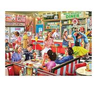 White Mountain Puzzles Jigsaw Puzzle 1000 Pieces 24"X30"-American Diner