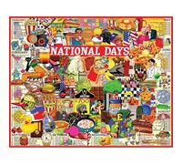 White Mountain Puzzles National Days, 1000 Piece Jigsaw Puzzle