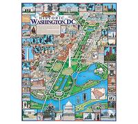 White Mountain Puzzles Washington DC - 1000 Piece Jigsaw Puzzle