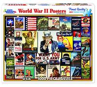 White Mountain Puzzles WWII Poster Collage - 1000Piece Jigsaw Puzzle