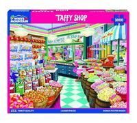 White Mountain Taffy Shop Puzzle 1000 Piece Vintage Jigsaw Puzzles for Adults and Families