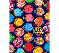 White Mountain Tropical Fish Puzzles for Adults 500 Piece Jigsaw Collage Puzzle for Families