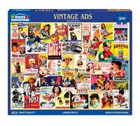White Mountain - Vintage Ads, 500 Piece Jigsaw Puzzle, Retro Puzzle