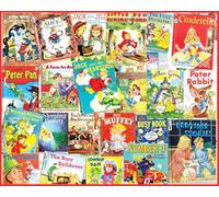 White Mountain Vintage Fairy Tales Puzzles for Adults 1000 Pieces Jigsaw Children Book Puzzle