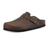 WHITE MOUNTAIN Women's Bari Comfort-Molded Clogs, Brown/Suede, 7