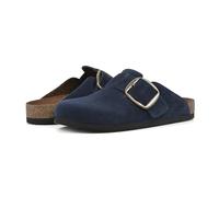 WHITE MOUNTAIN Women's Big Easy Clog, Navy/Suede, 7.5 UK