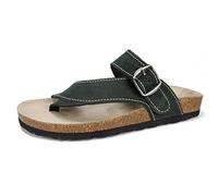 WHITE MOUNTAIN Women's Carly Flat Sandal, Black, 5 UK