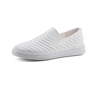 WHITE MOUNTAIN Women's Courage Sneaker, White/Fabric, 6 UK