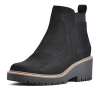WHITE MOUNTAIN Women's Dear Fashion Boot, Black/Fabric, 7.5 UK