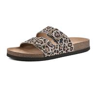 WHITE MOUNTAIN Women's Helga Flat Sandal, Natural/Exotic/Leather, 10 UK