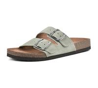 WHITE MOUNTAIN Women's Helga Sandal, Sage Green/Suede, 7 UK