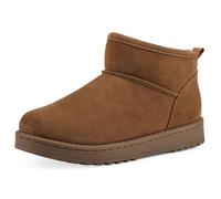 WHITE MOUNTAIN Women's Inspo Lined Ankle Boots, Whiskey/Suede, 6.5