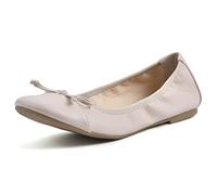 WHITE MOUNTAIN Women's Sunnyside Ii Ballet Flat, Bone/Smooth, 4 UK