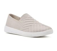 WHITE MOUNTAIN Women's Until Sneaker, Taupe Fabric, 4.5 UK