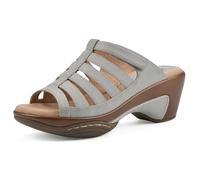 WHITE MOUNTAIN Women's Valencia Wedge Sandal, Ice/Burn/Smooth, 7 UK