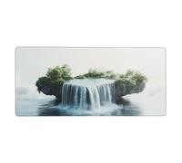 White Mouse Pad 1000 x 500 mm Large Mouse Mat Fall Desk Mat with Water Resist Surface，XXL Mousepad with Anti-Slip Rubber Base，Extended Gaming Mouse Pads for Desktop Decor，Gift for Women/Men M774