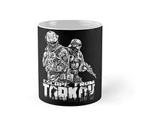 White Mugs Escape Tea from Travel Tarkov Birthday Cups Ceramic 11 Oz Or 11 Oz Coffee Mug Gifts for Friend Family Coworker Xmas Christmas