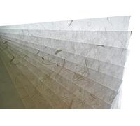 White Mulberry Paper Sheets Origami Design Craft Hand Made Art Tissue Washi Suppliers Card Making Glass Decoupage (8.5 x 11.0in) (100 sheets)