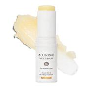 White Multi-Effect Eye Serum Stick 9g，In- One Eye Balm for Dark Circles, Fine Lines & Puffiness, Hydrating & Firming, Travel-Friendly Solid Eye Stick (1 pc)