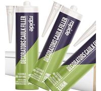 White Multi Use Decorators Caulk Gap & Crack Filler Sealant | Easy To Apply Cartridge Waterproof