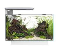 (White, Multicolour) Superfish Quadro 40 Aquarium Fish Tank LED Lighting & Filter, Optional Cabinet