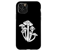 White Mushroom Art Mycologist Gear Mushroom Growers Mycology Case for iPhone 11 Pro