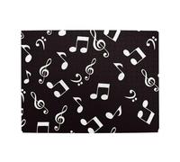 White Music Notes,500 Pieces Puzzles for Adults-Wooden Jigsaw Puzzle for Adults Elderly