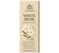 White Musk Premium Incense Sticks - Long-Lasting Natural Fragrance for Relaxation, Meditation & Home Ambience