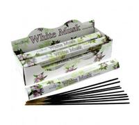 White Musk Premium Incense Sticks - Relaxing Aromatherapy (20 Pack)