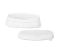 White Nail Dipping Powder Tray Container for Easy Nail Art, Eco-Friendly