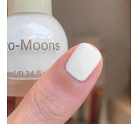 White Nail Varnish - 10ml Milky White Nail Polish - Classic nail polish white No UV Light Needed - Long Lasting Chip Resistant Pure whitE nail polish Quick Dry French DIY Nails Art Manicure At Home