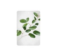 White Natural Greenery Twig Printing 10 Pcs Car Air Freshener Hanging Sheets Scented Hanging Sheets With Rope For Home