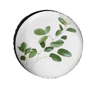White Natural Greenery Twig Tire Covers Waterproof Anti UV Tire Cover 28inch Single Axle Wheel Covers for RV Truck SUV Trailer Universal for All Seasons