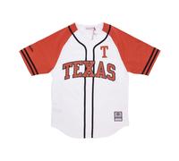White Ncaa Baseball Jersey with Texas Longhorns Logo - male - Mitchell & Ness - Training - Multicolor - M - Sport M