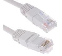 kenable White Network Ethernet RJ45 Cat 5E UTP PATCH LAN COPPER Cable Lead 3m