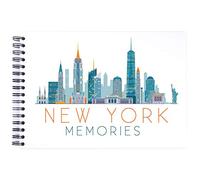 White New York Memories Scrapbook Dry Mount Photo Album (A4 (297x210mm))