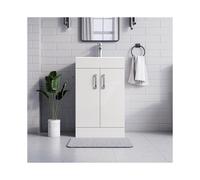 (White, NewYork) BELOFAY Bathroom Vanity Unit With Basin