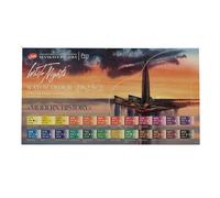White Nights Extra Fine Artists Grade Professional Watercolors Modern History Set 24 x 2.5 ml Full Pans by Nevskaya Palitra