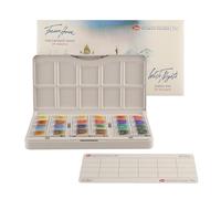 White Nights Watercolour Artists Watercolour Whole Pans, Plastic, Multi-colour, Set of 24