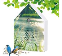 White Noise Bird House - Soothing Sound Device, Automatic Sensor Music Box, Natural Tweet Relaxation Machine | Travel Friendly Sleep Aid | Accessory