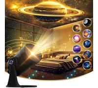 [White Noise] Galaxy Projector, 28 Soothing Sounds Star Projector Sound Machine, Solar System Space Planetarium Projector Night Light, Room Decor for Ceiling Bedroom Kids Adults Sleep Trainer