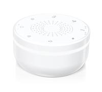 White Noise Generator Machine for Adults Featuring Rain Sounds 20Hour Operate Compact ABS Build Compact Featuring Auto Shut Function Long Battery Life for Home Night Use