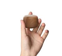 White Noise Machine Babelio Mini Sound Machine for Adults Kids Baby | 15 Non-looping Sounds | Timer | Easy to Pocket and Travel - Wood Grain
