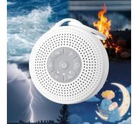 White Noise Machine Baby, Portable Rain Sounds Machine for Adults Deep Sleep Lasting 15+ Hours with Full Charge, 21 Soothing Sounds Therapy for Baby Shower with USB Rechargeable, Travel Gift