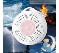 White Noise Machine Baby, Portable Rain Sounds Machine for Adults Deep Sleep Lasting 15+ Hours with Full Charge, 21 Soothing Sounds Therapy for Baby Shower with USB Rechargeable, Travel Gift