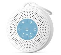 White Noise Machine Baby, Portable White Noise Machine for Adults with 2000mAh Battery, Rain Sound Machine with 21 Soothing Sounds, Sound Therapy with Timer and Volume Adjustment for Sleeping Nursery