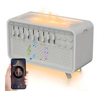 White Noise Machine Diffuser Air Aroma Diffuser Humidifier 8 White Noise Adjustable Auto-Off Timer Night Light Bluetooth Speaker for Baby Adult Home Travel